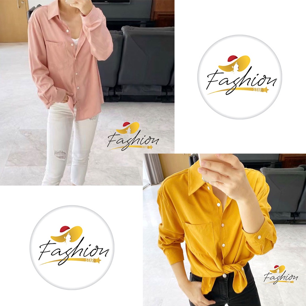 PAKAIAN KEMEJA WANITA CANDY TWO COLOUR | X1342