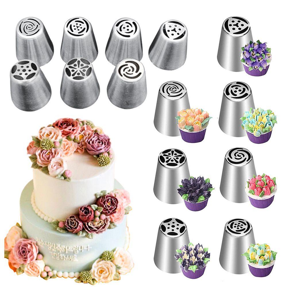 Preva Flower Frosting Tip Tools Bunga Mawar Cupcake Perlengkapan Baking Icing Piping Nozel