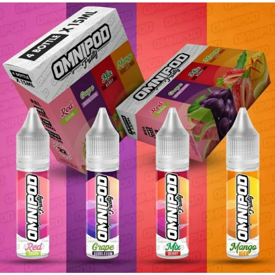OMNIPOD PODS FRIENDLY LIQUID 4x15ML 12MG 100% AUTHENTIC