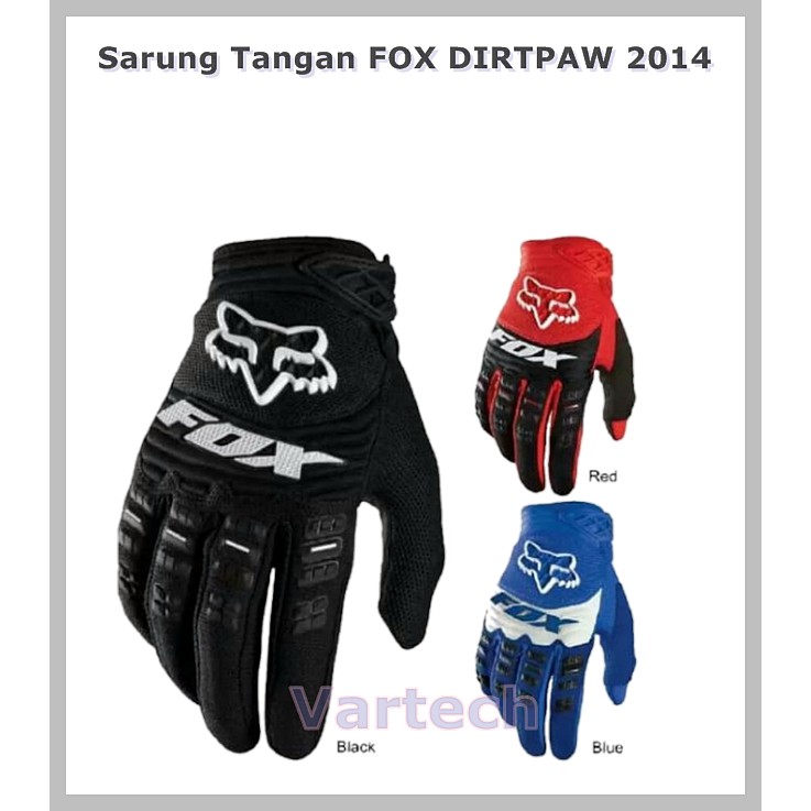 Sarung Tangan Motor Pria Sarung Tangan Balap Sarung Tangan Motor Adventure Gloves Fox Dirtpaw 2014