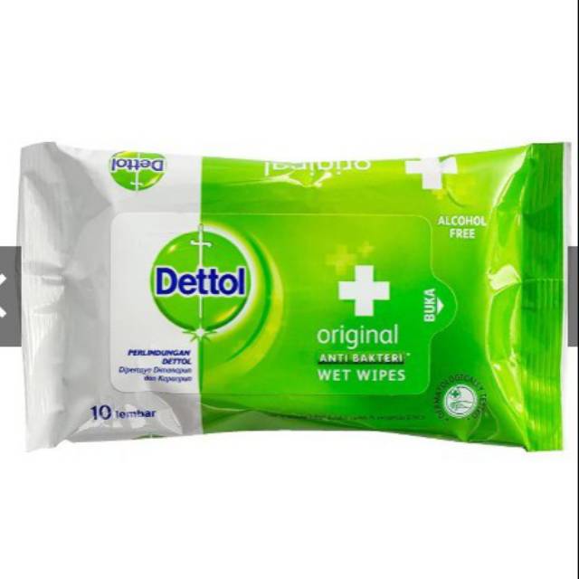 Tisu basah DETOL antiseptik dapat membunuh kuman dan virus