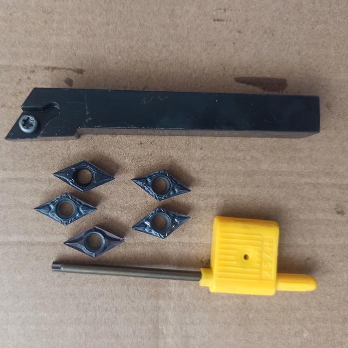 Holder Bubut Sdjcr 1212H11 + Insert Bekas 5 Pcs