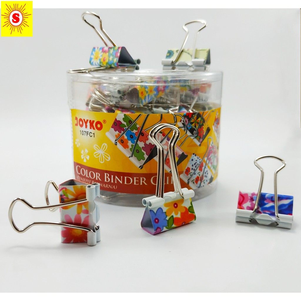 

FANCY / FLOWER BINDER CLIP 107 JOYKO (1.9 CM)