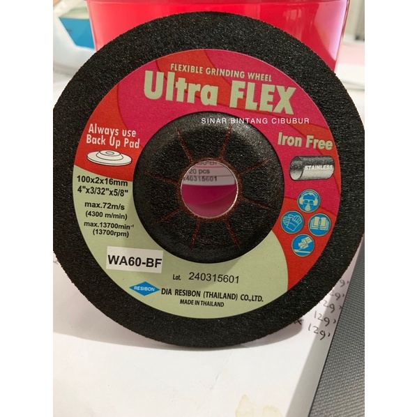 Ultraflex WA 60 / Batu Gerinda Poles Stainless