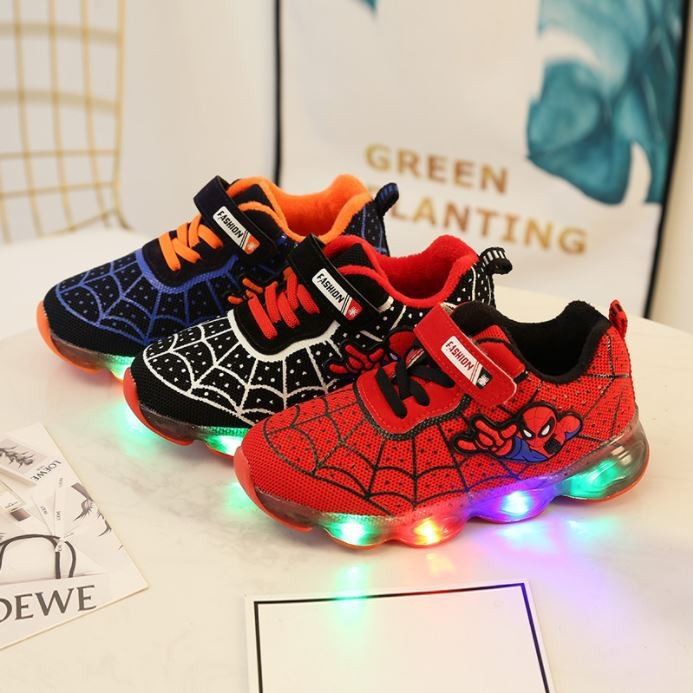 GI 18A (SZ 21-34) RISCE SEPATU SNEAKERS SPIDERMAN ANAK COWOK LAKI-LAKI PRIA JAKARTA JSKA