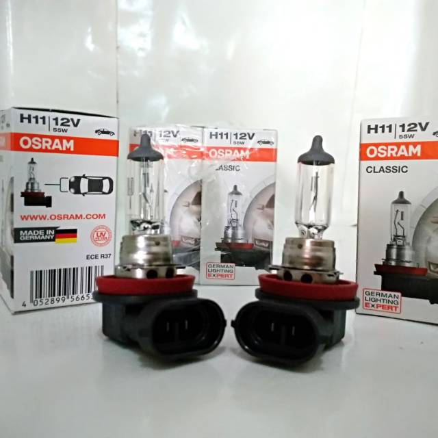 Bohlam Lampu Mobil H11/12V Classic OSRAM Made in Germany