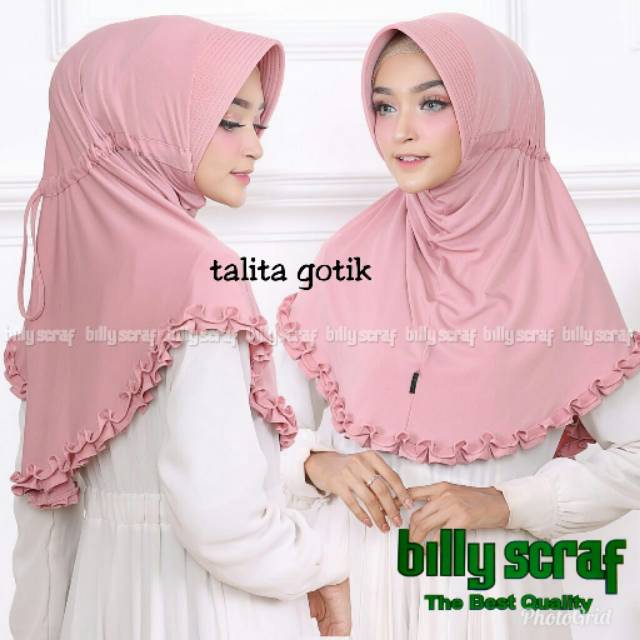 Hijab/jilbab instan terbaru talita gotik billy scraff/dina_fashion_27
