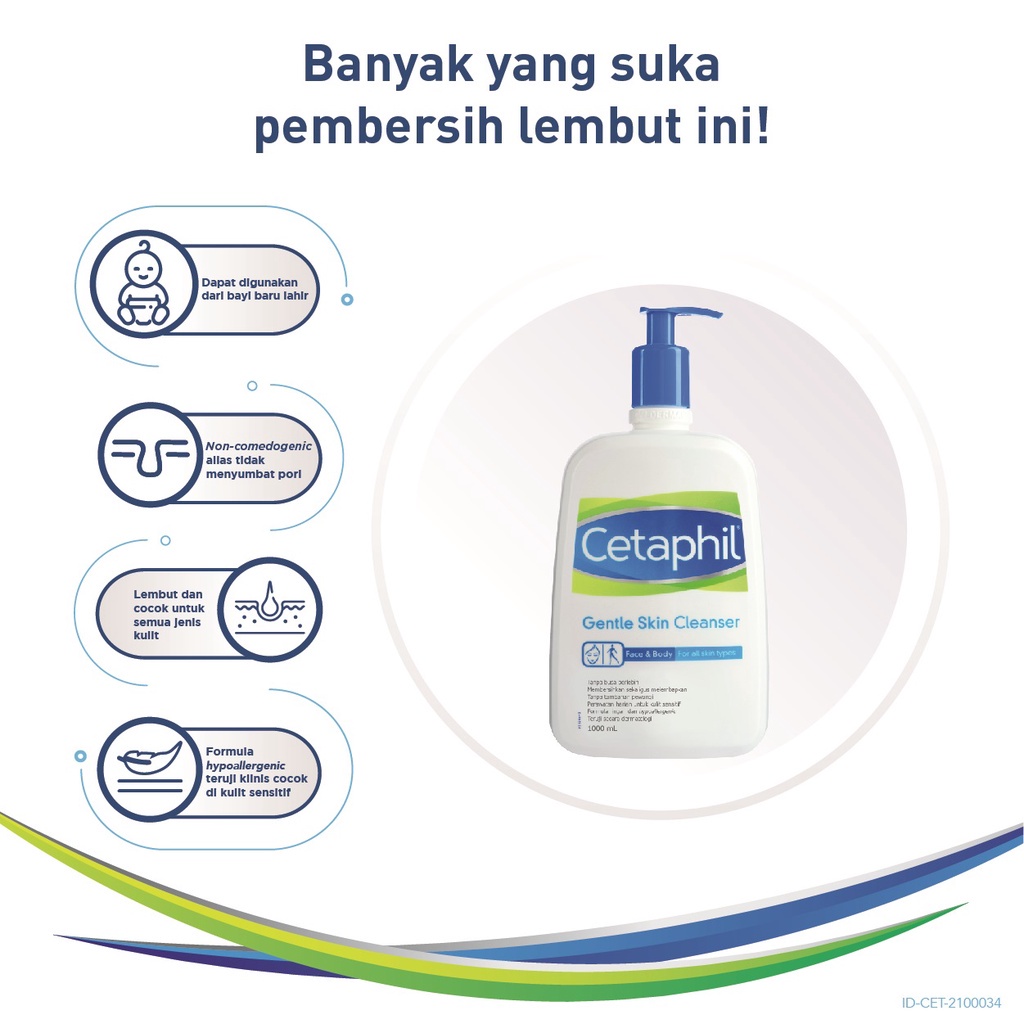 Cetaphil Gentle Skin Cleanser 1000 Ml |Pembersih Kulit Wajah Tanpa Sabun Untuk Kulit Normal&Sensitif-7