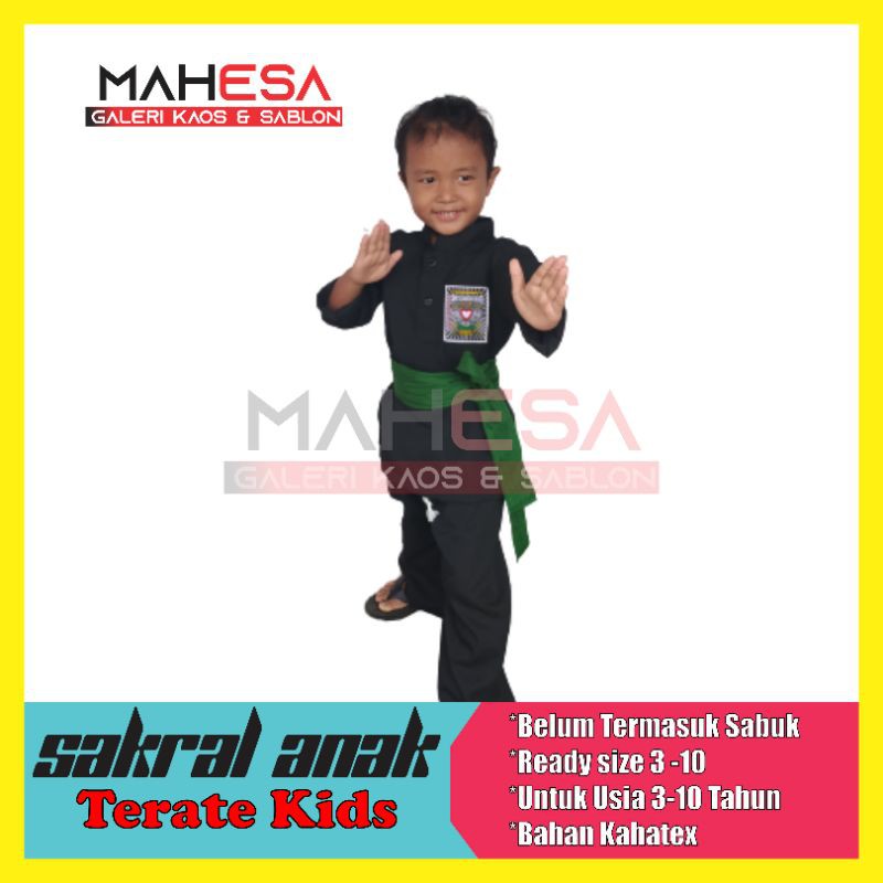 Sakral Psht Anak Sakral Psht Junior Sakral Anak Kecil Seragam Silat Anak Shopee Indonesia