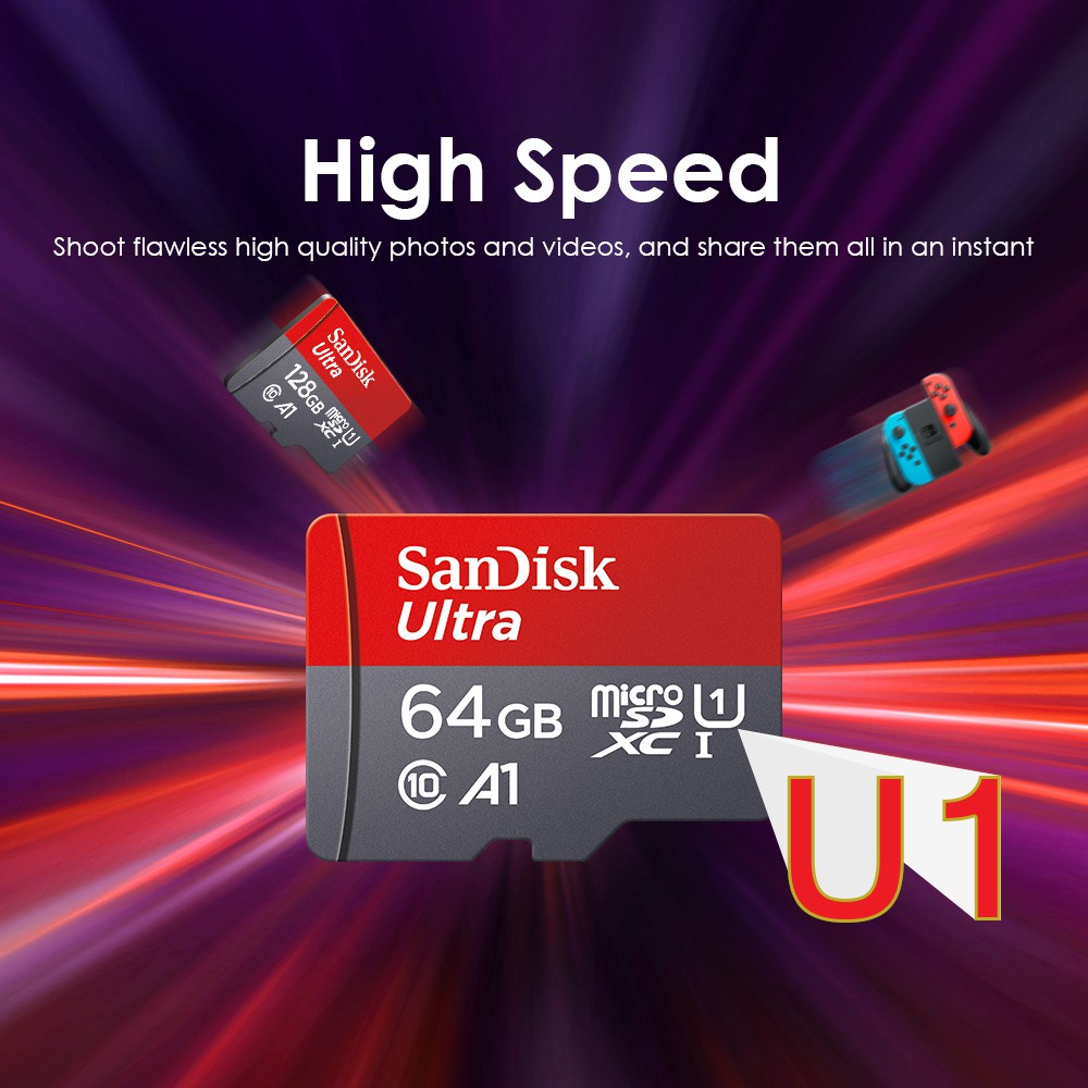 【COD】Memory Card 64GB 128GB 256GB 32GB Micro SD Card Class10 UHS-1 Memory Card A1 120MB/s Original