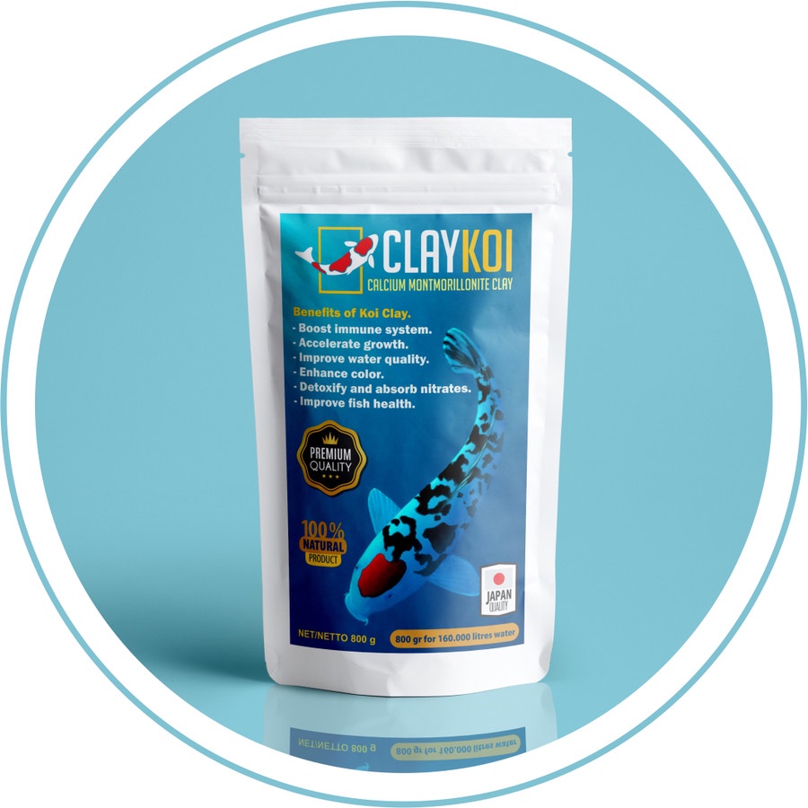 CLAYKOI PUTIH 800 GR PREMIUM QUALITY CLAY KOI