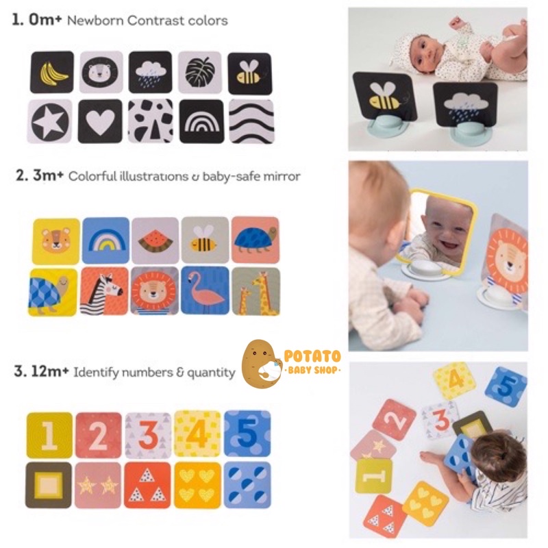 TafToys My 1st Tummy Time Card - Taf toys