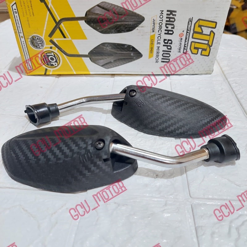 SPION MINI HONDA BEAT CARBON DOFF TANGKAI CHROME BEAT VARIO SCOOPY SPACY GENIO SUPRA KHARISMA REVO GRAND DLL