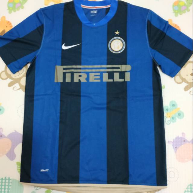 Prelove Jersey bola Inter Milan Home 2008 / 2009 Grade Ori