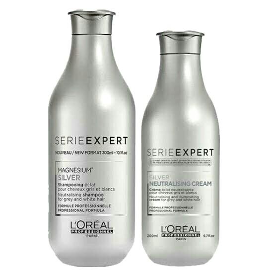 Shampoo Loreal Shampoo Conditioner Silver Magnesium / Paket Loreal Silver Ori