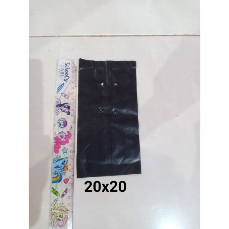 Polybag Tanaman ukuran 20x20 Kantong Plastik Polybag Tanaman Polibek Polibag