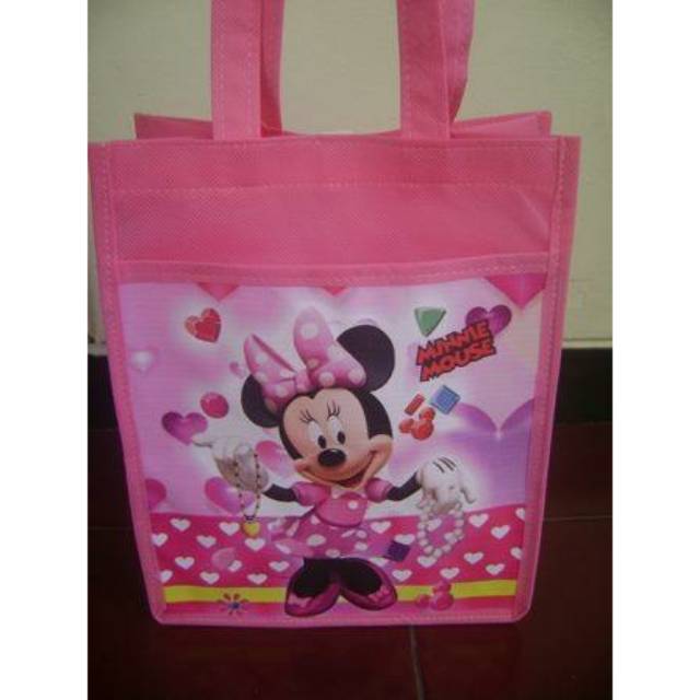 

Tas jinjing kantong karakter Minnie mouse | tas souvenir ultah unik | termurah, terbaru, terunik