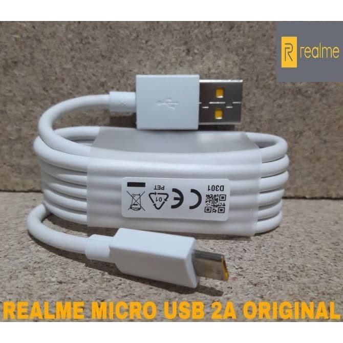 ORIGINAL KABEL DATA REALME 2 3 PRO U1 C1 C2 5 5i 5s C3 C11 C15 C33 C31 C30 C21 C25Y  USB MICRO USB 2A