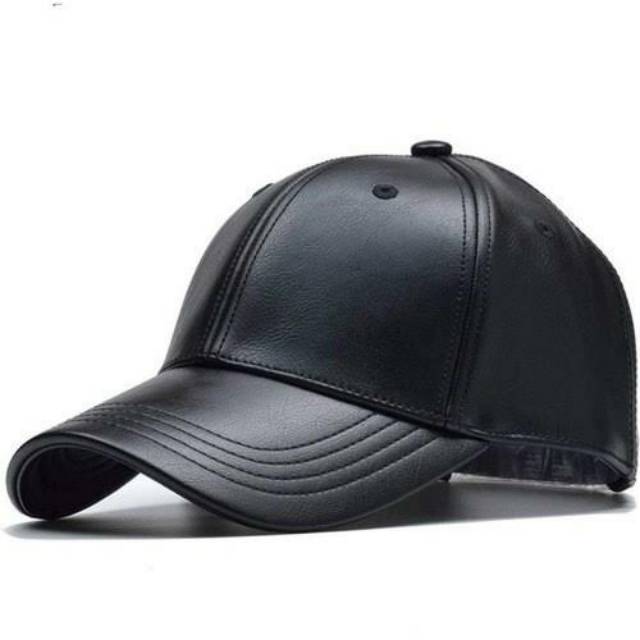 Topi Kulit Asli Hat Leather Amel Qodar Premium