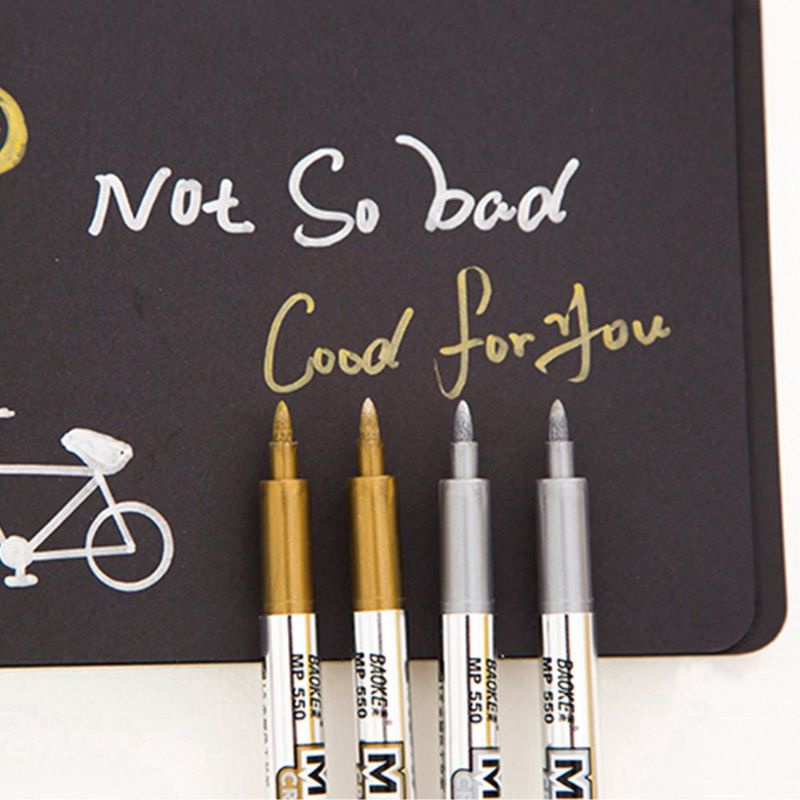 

Marker Pen Gold & Silver Metalic Scrapbooking