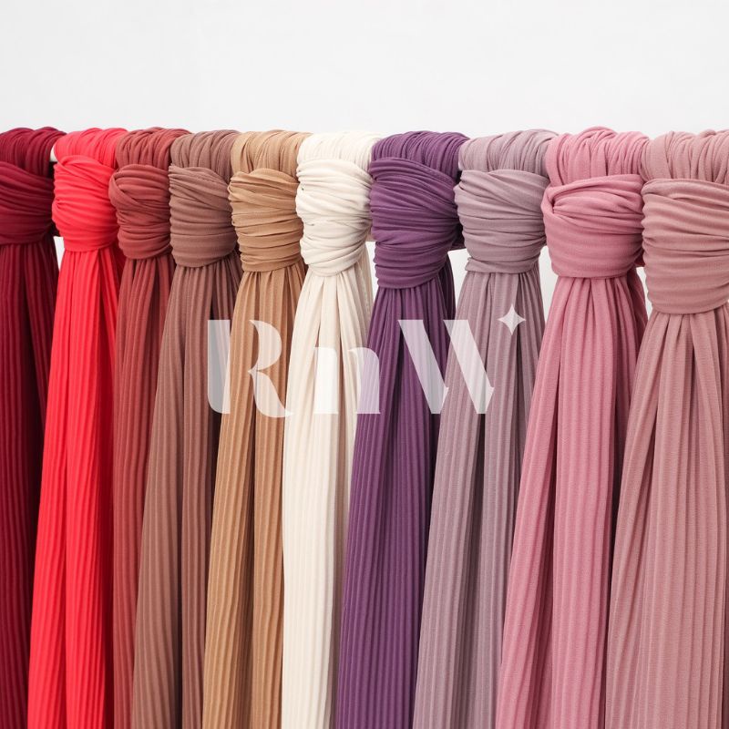 jilbab pasmina plisket azara