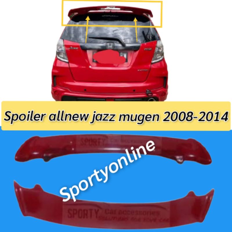 Spoiler new Jazz 2008 - 2014 mugen