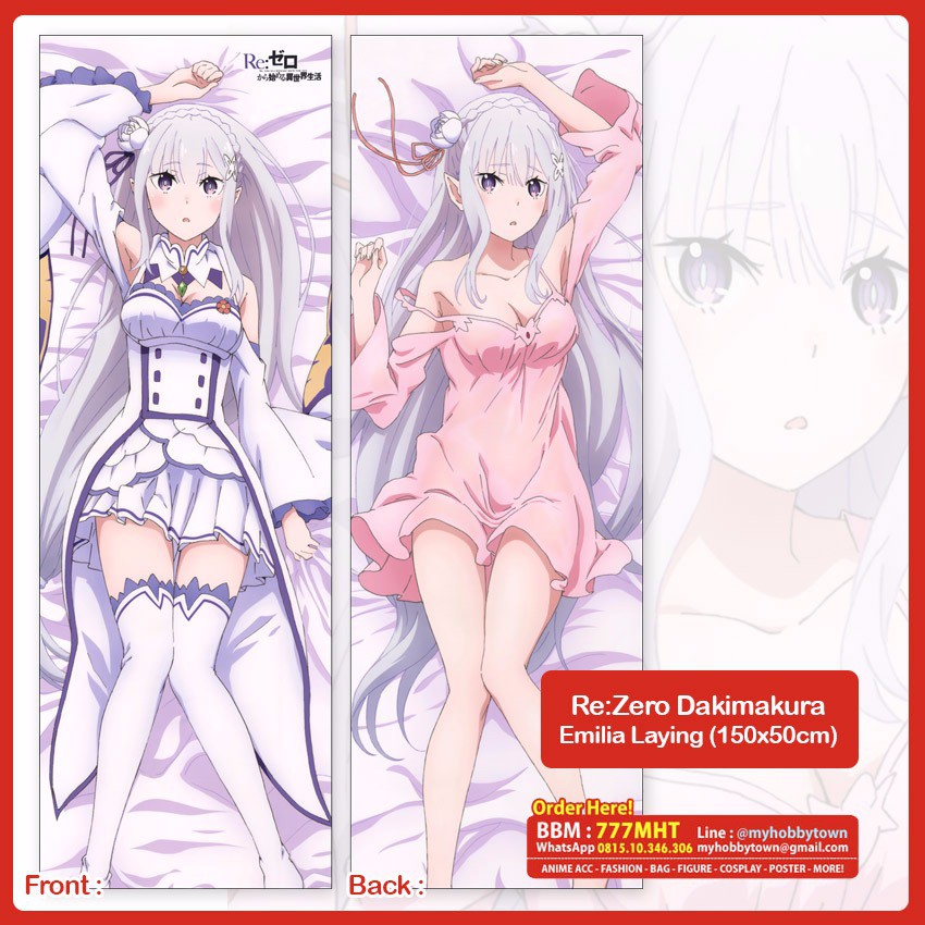 Dakimakura Re-Zero : Laying Emilia