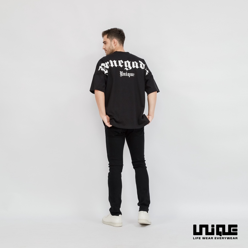 UNIQUE - (Brand Series) Kaos Oversize Renegades Black