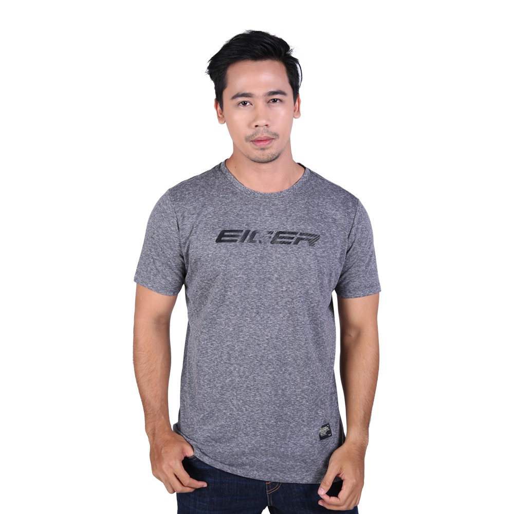  Eiger  Riding Heat T shirt Grey Shopee  Indonesia