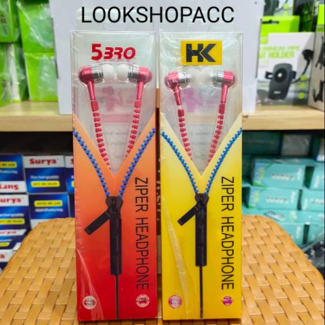 Hedset Zipper HK / 5Bro For All Type Model Relsleting