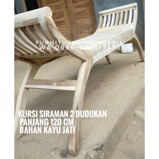 Kursi yuyu / kursi siraman pengantin / kursi kepiting dekorasi / bale yuyu 2 dua dudukan