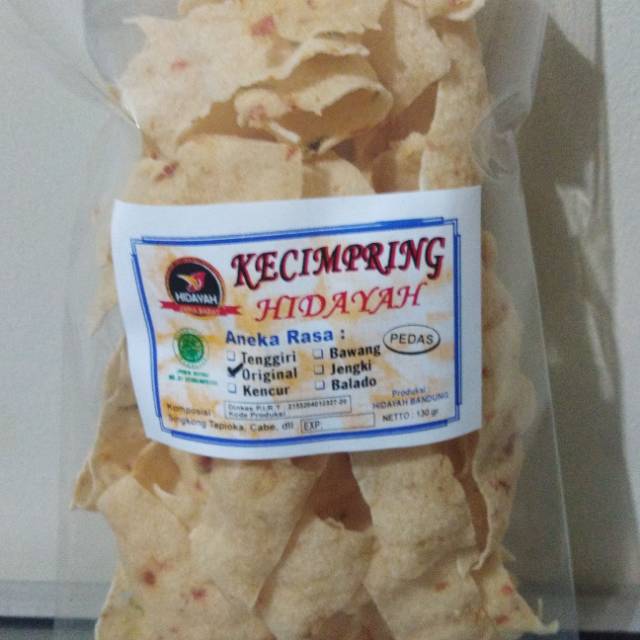 

Keripik KECIMPRING / kicimpring cemilan hot pedas
