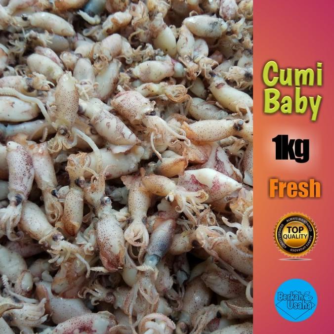 

Baby Cumi Rebusan 1Kg//Cumi Baby Asin//Ikan Asin Murah Grosir