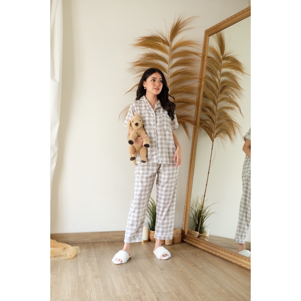 Classic Cotton Pajamas Katun Korea - Baju Tidur Wanita