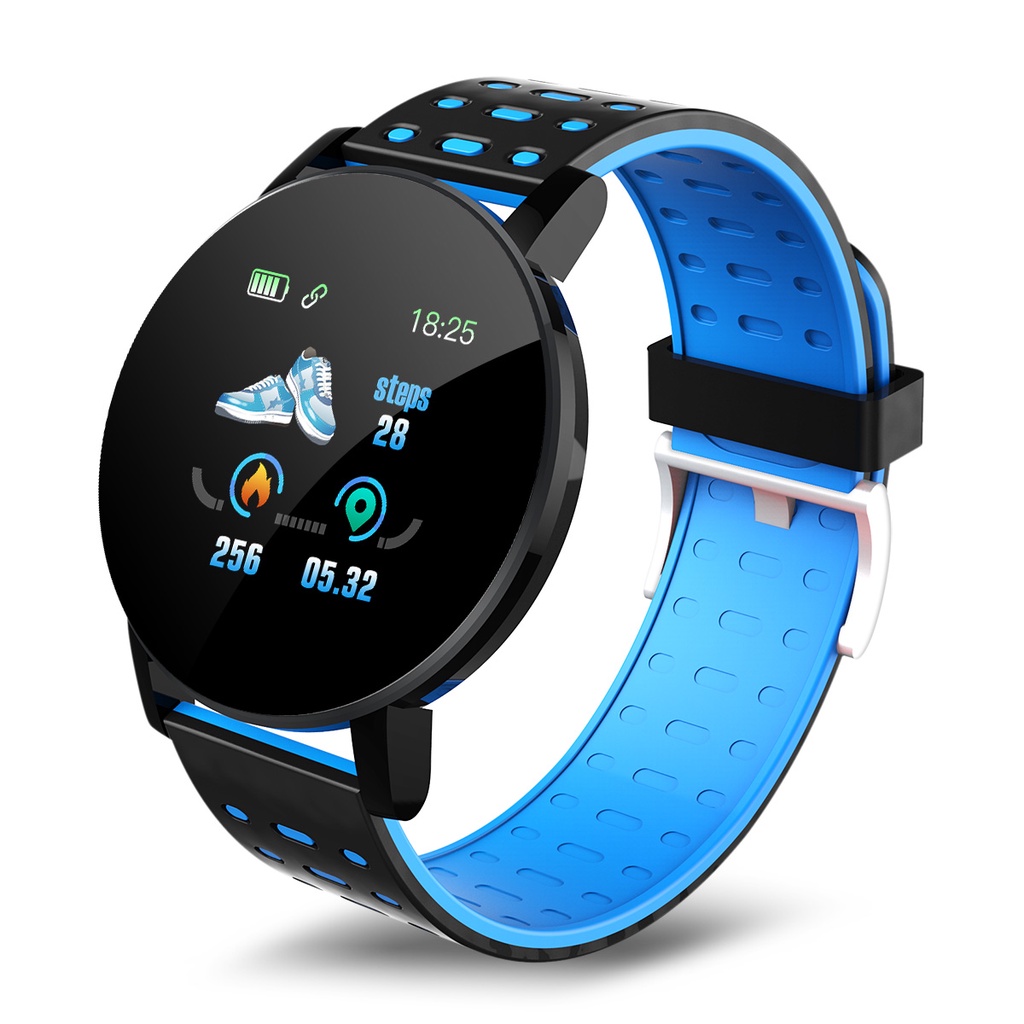 SPORT METAL SMART WATCH Heart Rate Sleep Monitor Anti Air iOs Android