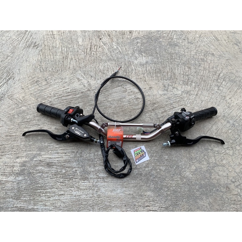 Paket stang stir day copy daytona set holder kanan ksr holder kiri crf old master rem copy rcb