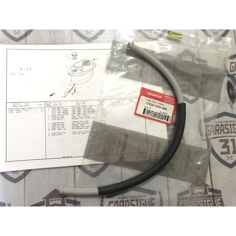 Slang Bensin Selang Bensin Honda C70 C700 Astrea Grand Astrea Prima Star Astrea 800 Honda Win Ori