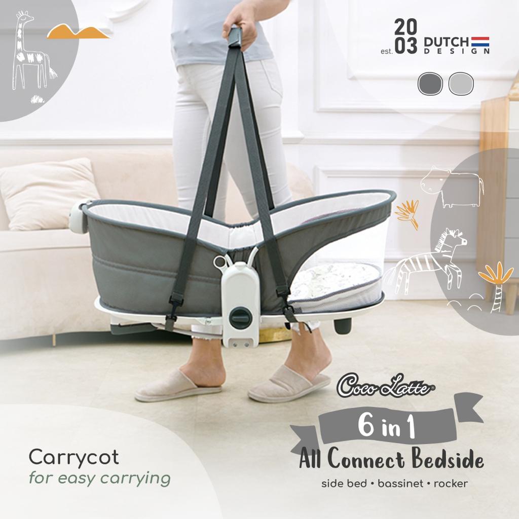 Cocolatte All Connect 6in1 Bedside - Tempat Tidur Bayi/Baby Bouncer