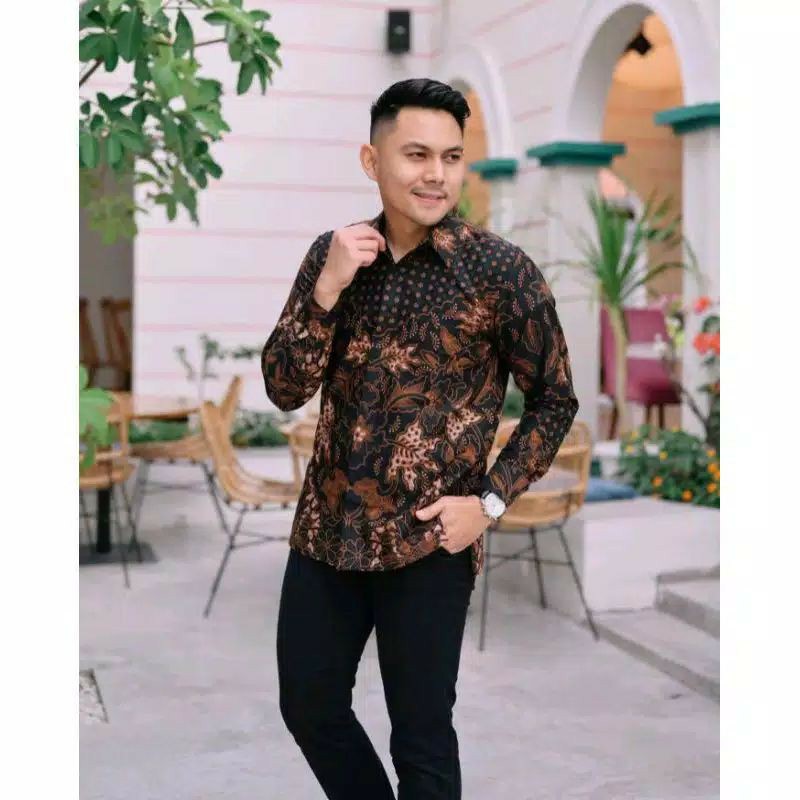 BATIK PRABU MESEM PREMIUM BATIK EXCLUSIVE PREMIUM BSO kemeja batik pria lengan panjang terbaru ORIGINAL