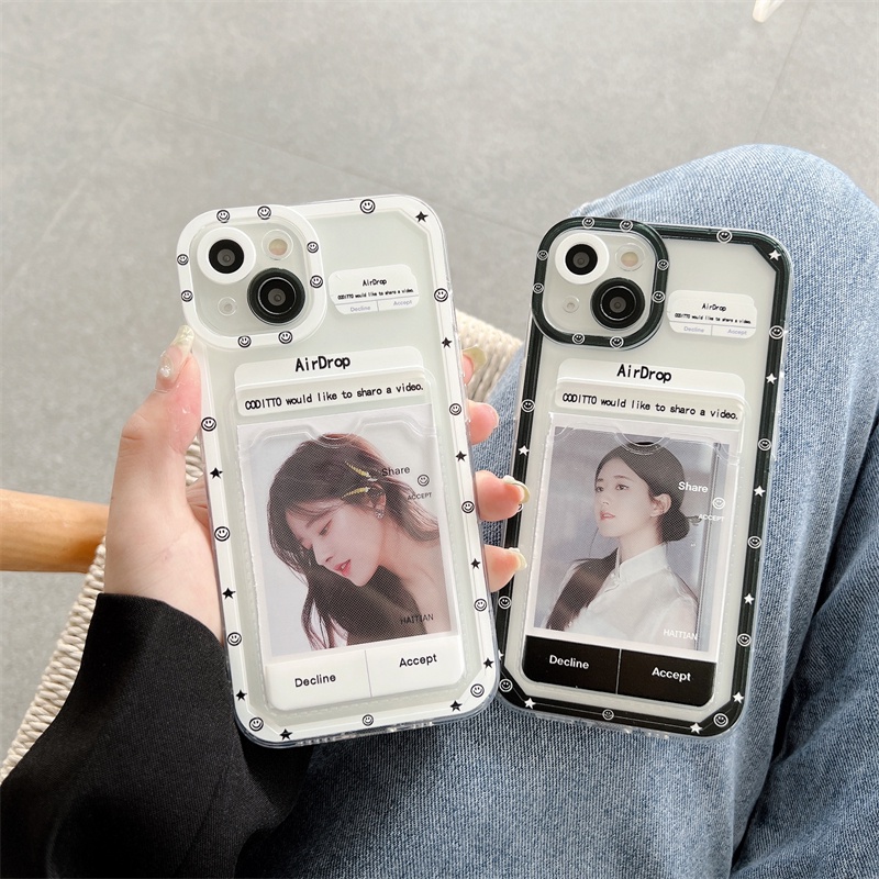 Soft Case Pelindung Anti Jatuh Desain Kartu Bahasa Inggris Untuk iPhone 14 13 12 Pro MAX 11 X XR XS MAX 7 8 Plus