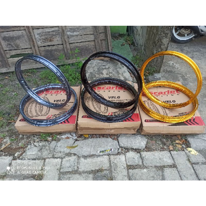 Velg rim scarlet ukuran 140/160 160/185 ring 17 original scarlet