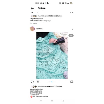 DITSY FLAKES MINT XS