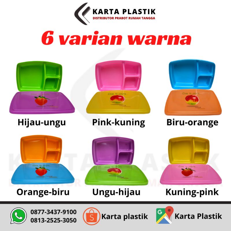 lunch box calista/tempat makan anak calista