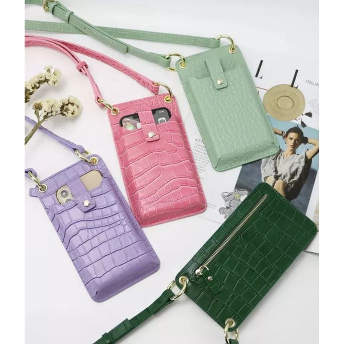 Sling bag croco ( Slingphone / Sling Handphone ) croco mini/Andin/Tote bag