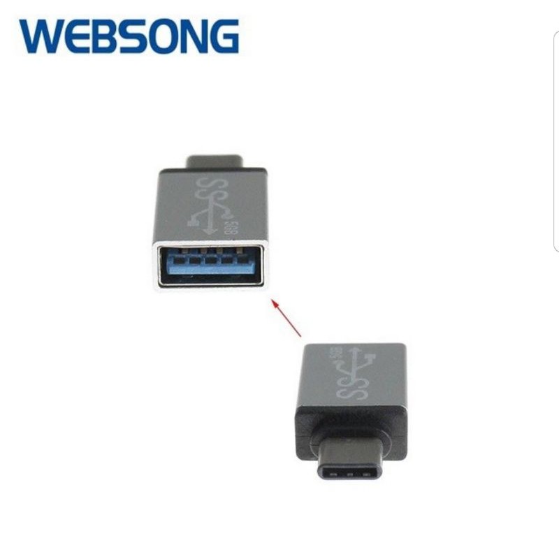 Connector Type C 3.1 to USB Female OTG websong