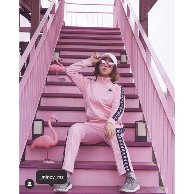 Jaket BRANDED KAPPA jacket warna PINK