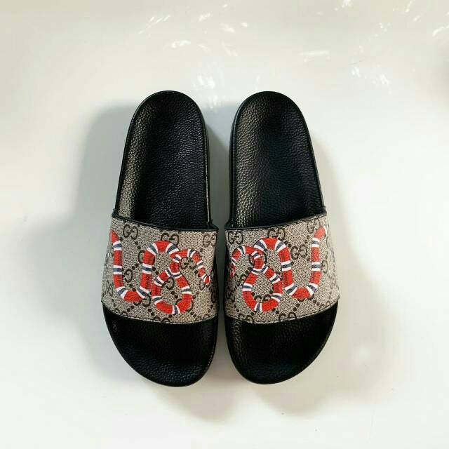 gucci slides with snake