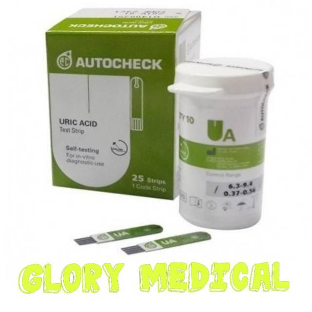 Strip Asam Urat Autocheck / urid acid autocheck