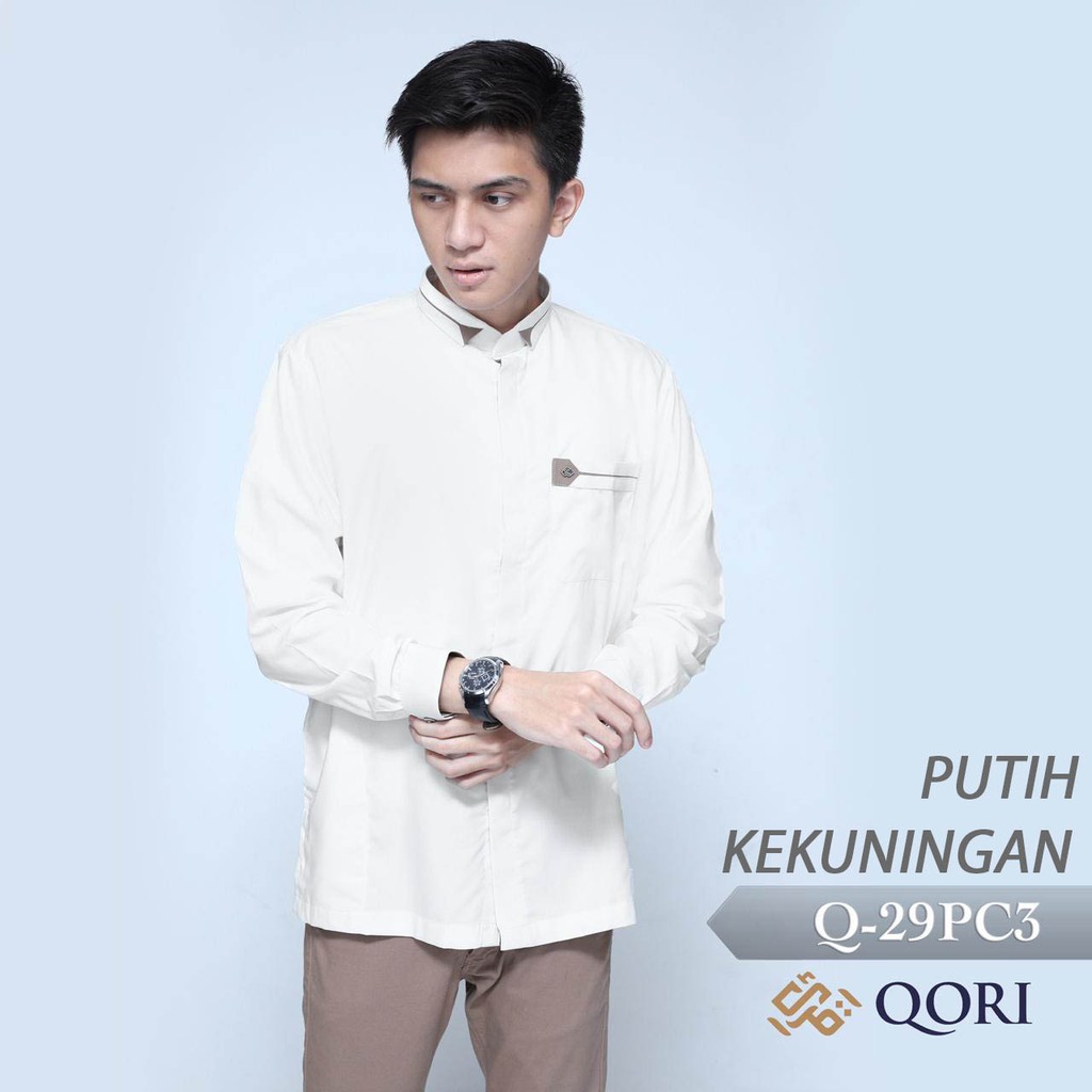 Baju Koko Qori Q29P C Lengan Panjang Shopee Indonesia Baju Koko Qori Q29P C Lengan Panjang Shopee Indonesia