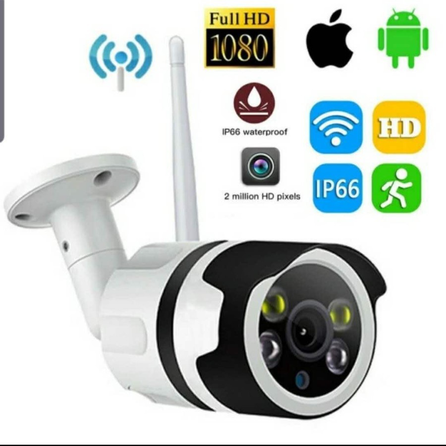 IP CAMERA CCTV OUTDOR V380 - WIFI SMART KAMERA IP OUTDOOR V-380